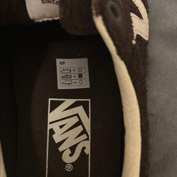 Vans Chocolate Brown Sneakers with Cream Accents - Picture 3 of 6